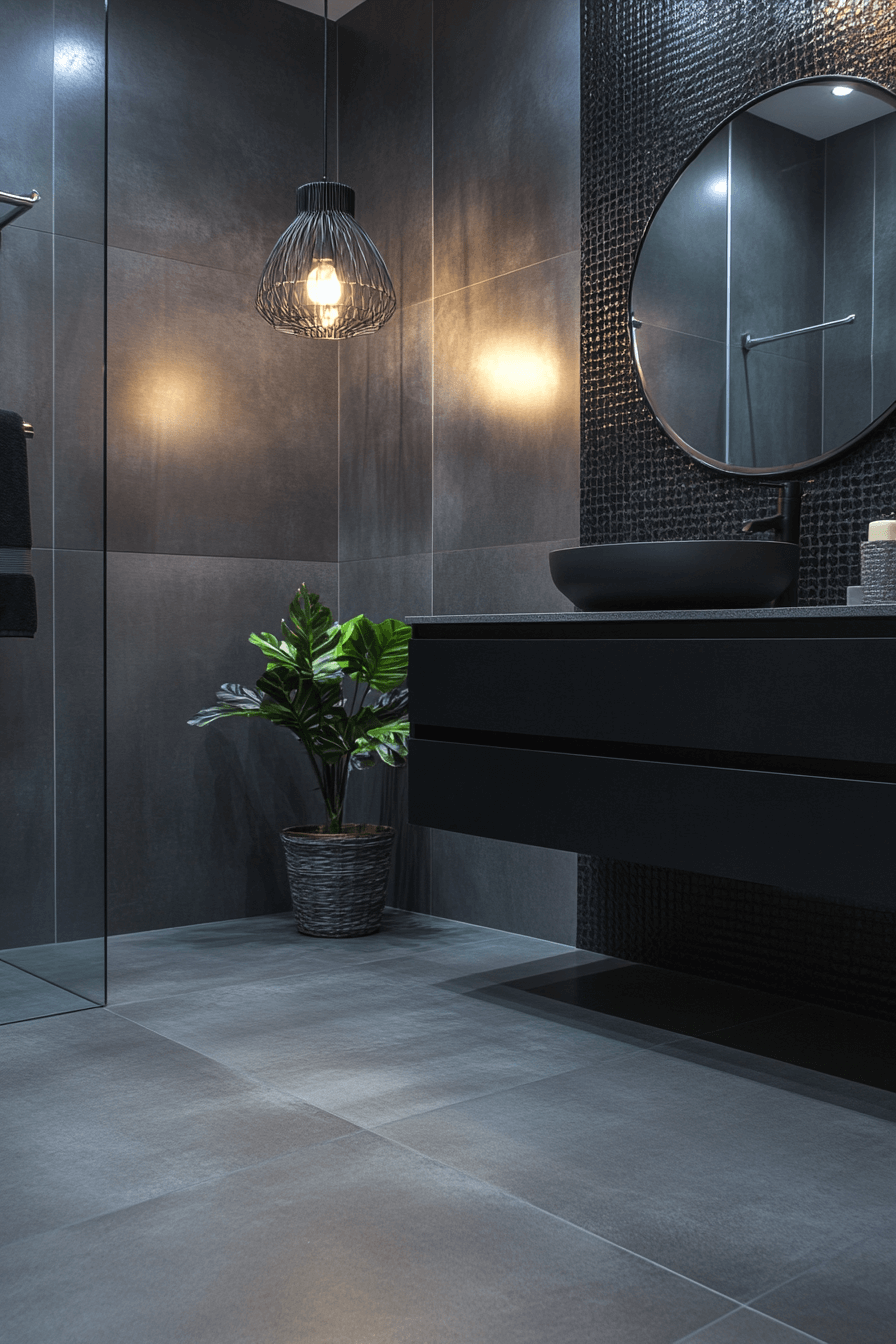 29 Moody Bathroom Designs That Will Elevate Your Home’s Aesthetic moody bathroom