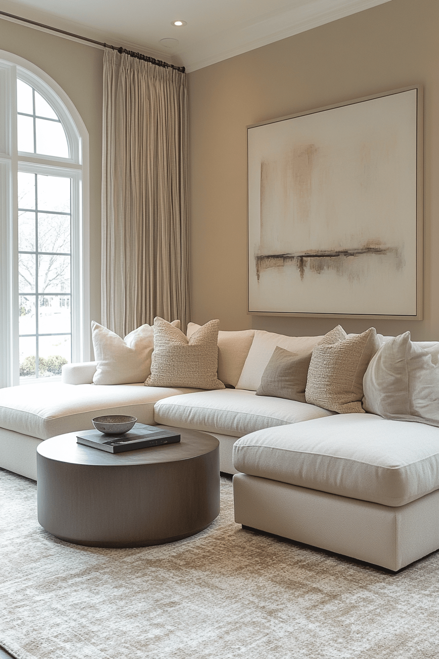 29 Moody Neutral Living Room Designs to Bring Comfort and Style Together moody neutral living room