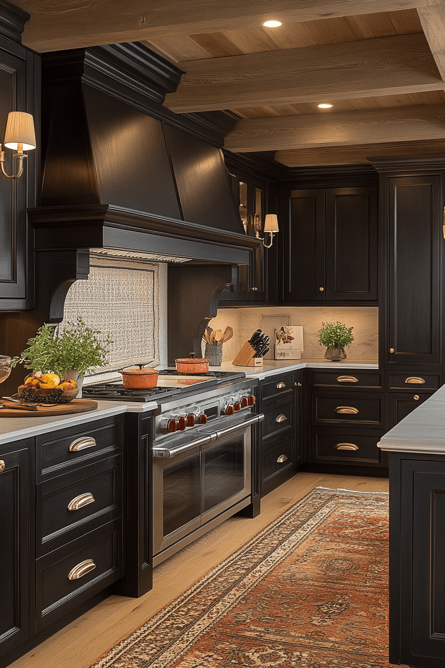 29 Moody Cottage Kitchen Inspirations to Embrace Simplicity and Depth moody cottage kitchen