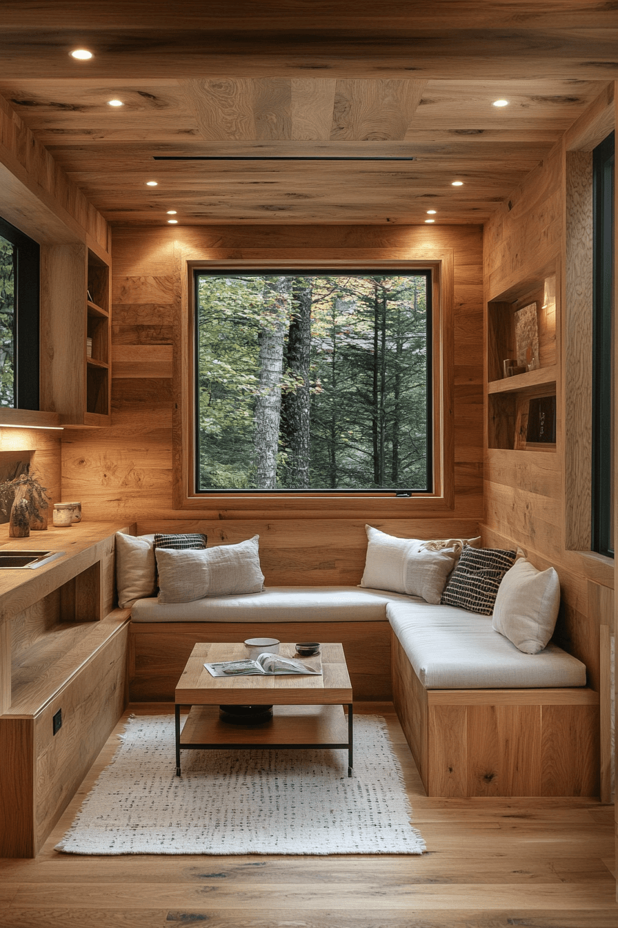29 Small Cabin Interiors to Bring Nature and Comfort Together small cabin interiors