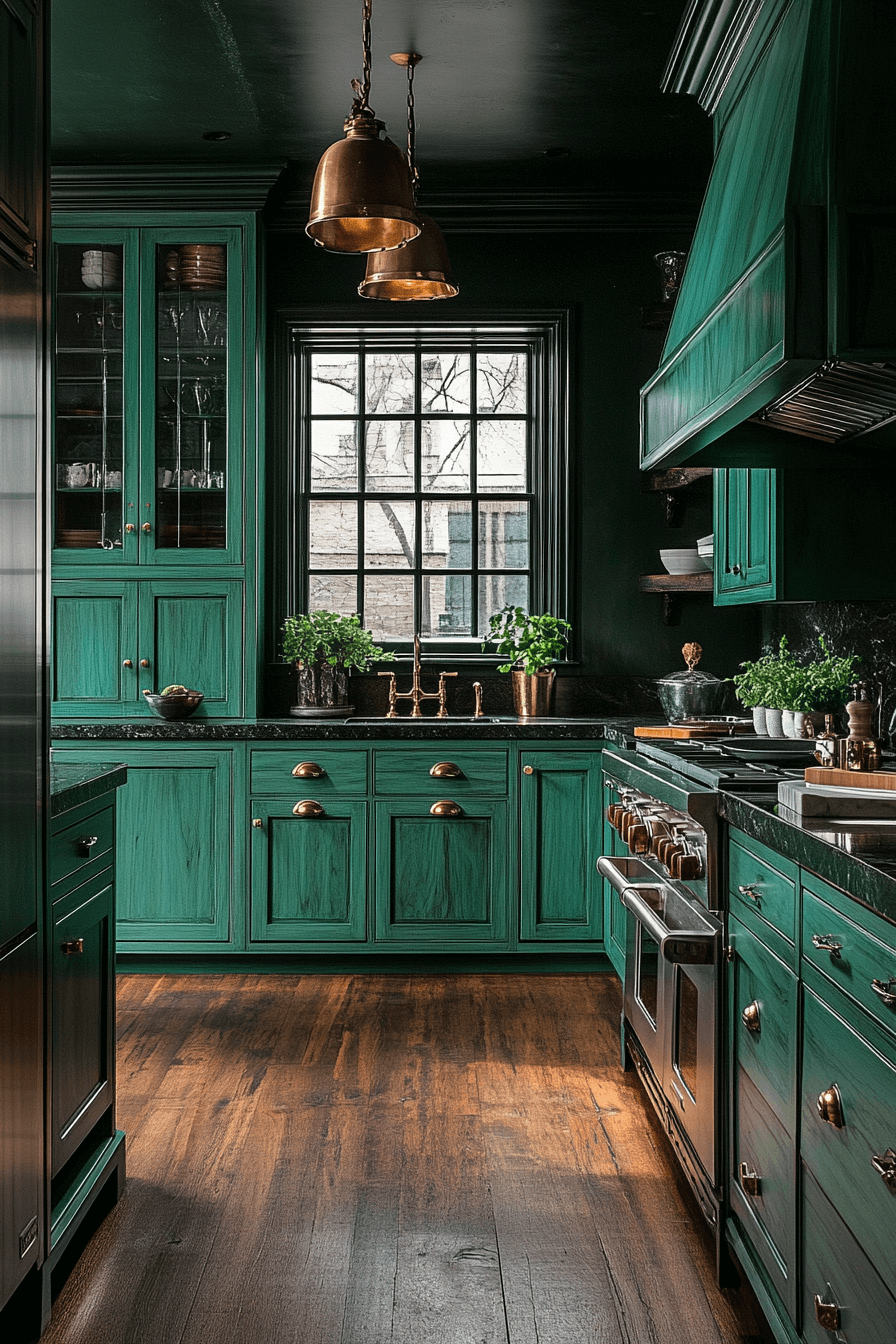 29 Dark and Moody Kitchen Inspirations That Bring Out the Best in Style dark and moody kitchen