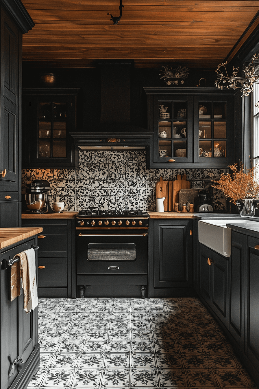 29 Moody Cottage Kitchen Inspirations to Embrace Simplicity and Depth moody cottage kitchen