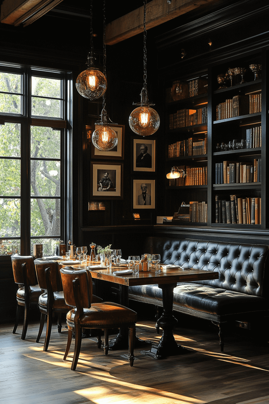29 Dark Academia Kitchen Inspirations for a Thoughtfully Styled Space dark academia kitchen