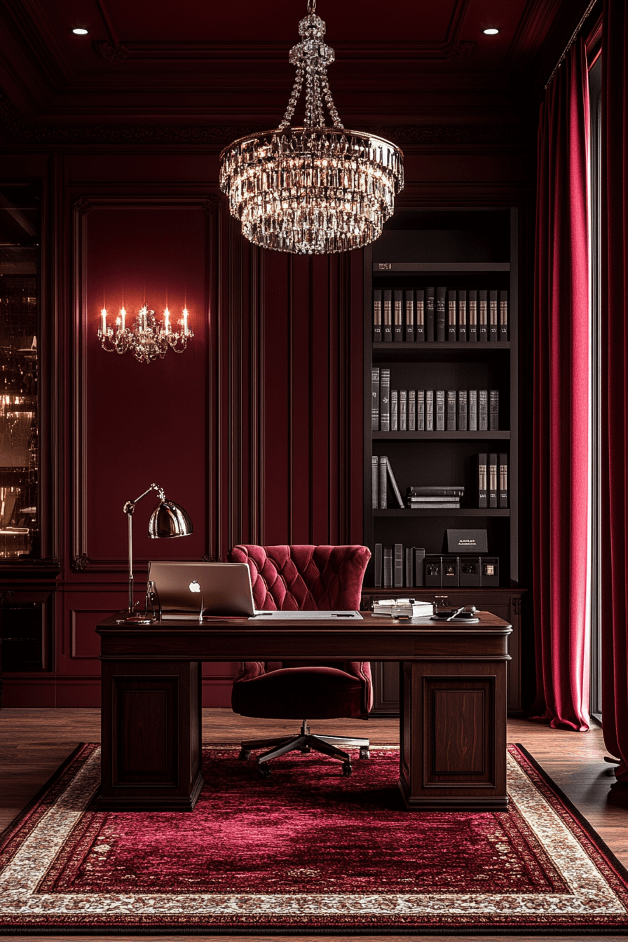 29 Moody Office Inspirations for a Comfortable and Inspiring Work Area moody office