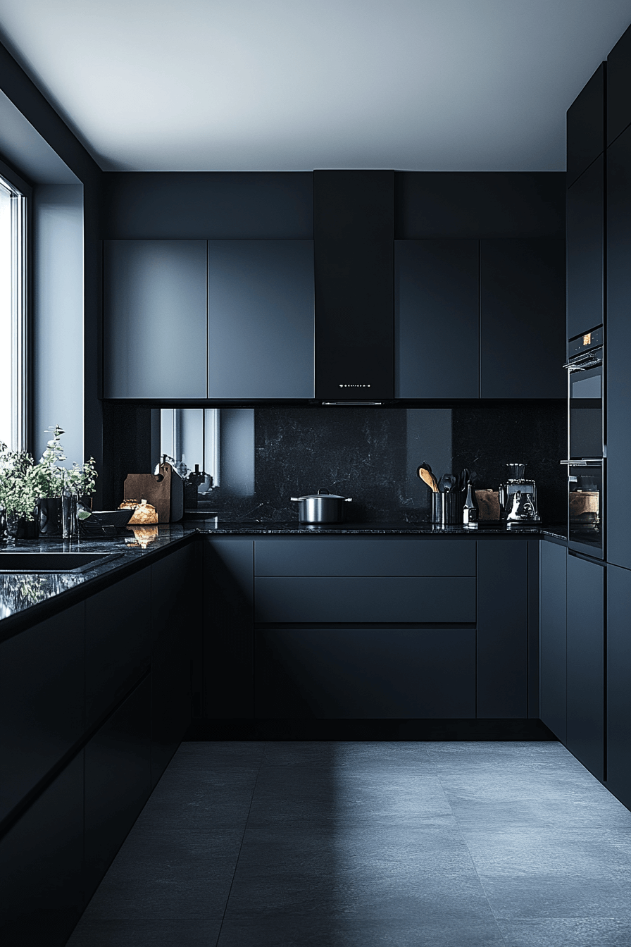 29 Dark and Moody Kitchen Inspirations That Bring Out the Best in Style dark and moody kitchen