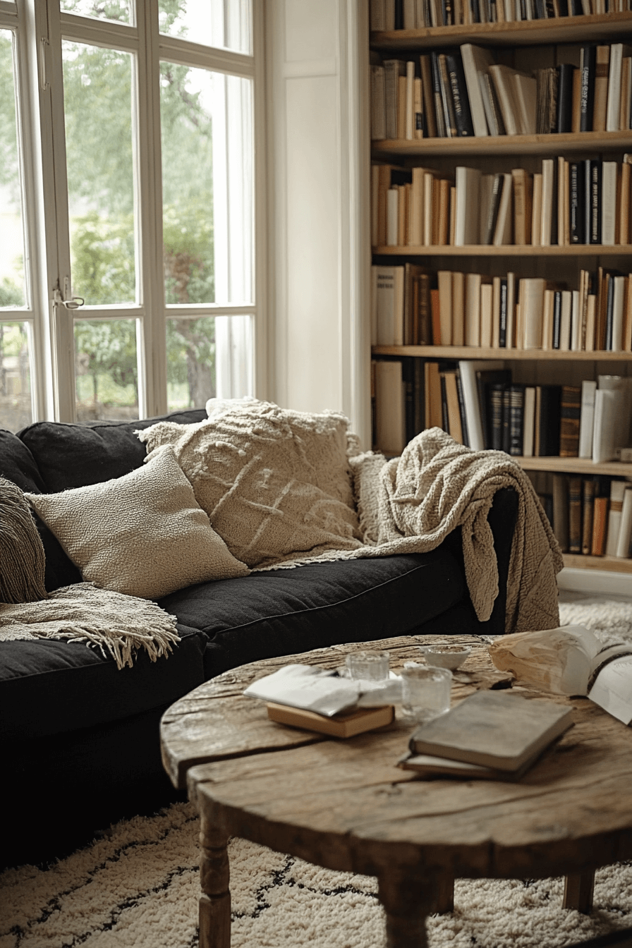 29 Charcoal Sofa Living Room Inspirations for a Bold and Sophisticated Look Charcoal sofa living room