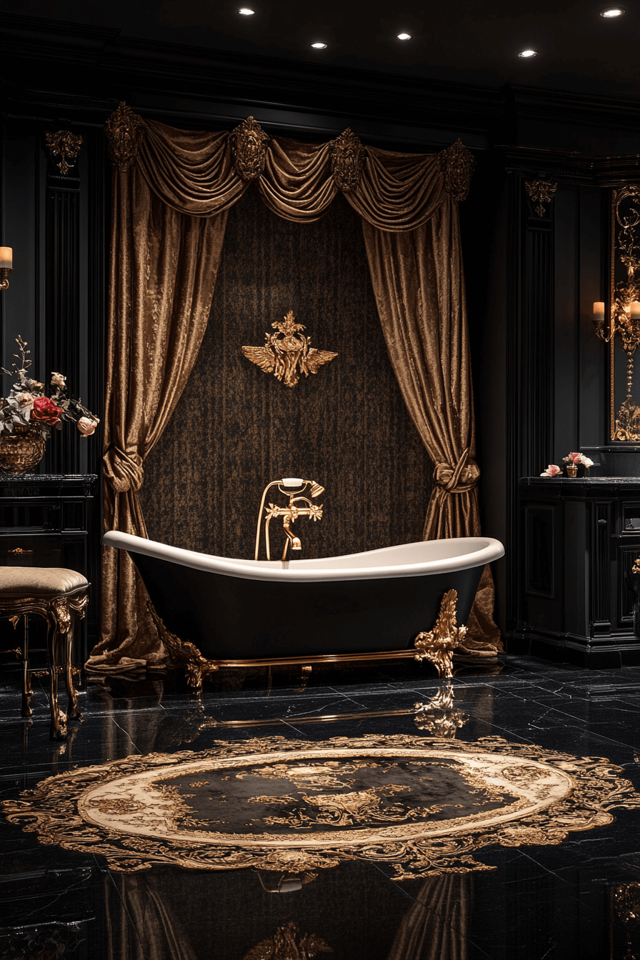 29 Moody Vintage Bathroom Ideas That Bring Classic Beauty to Your Home moody vintage bathroom