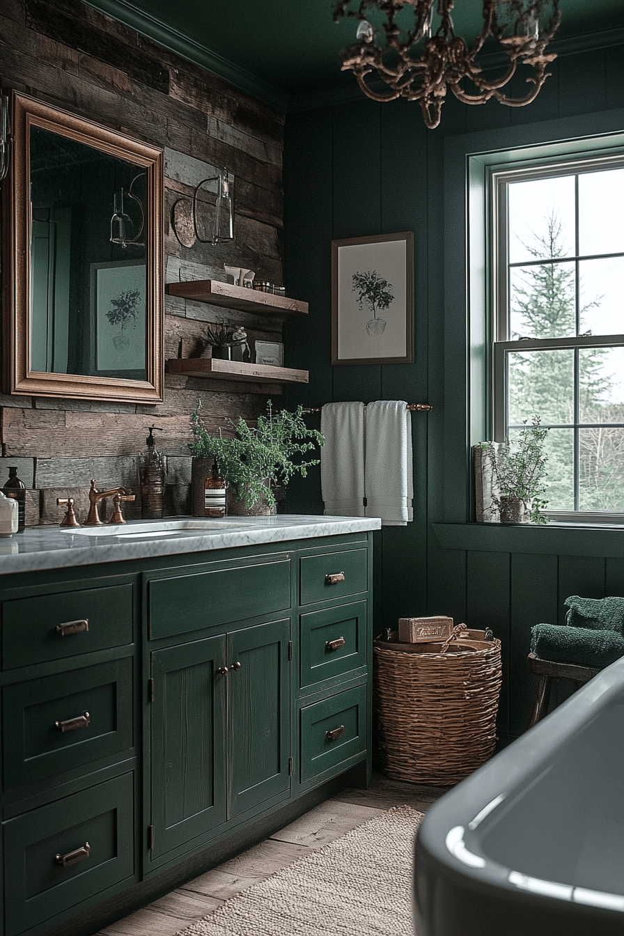 29 Moody Bathroom Designs That Will Elevate Your Home’s Aesthetic moody bathroom