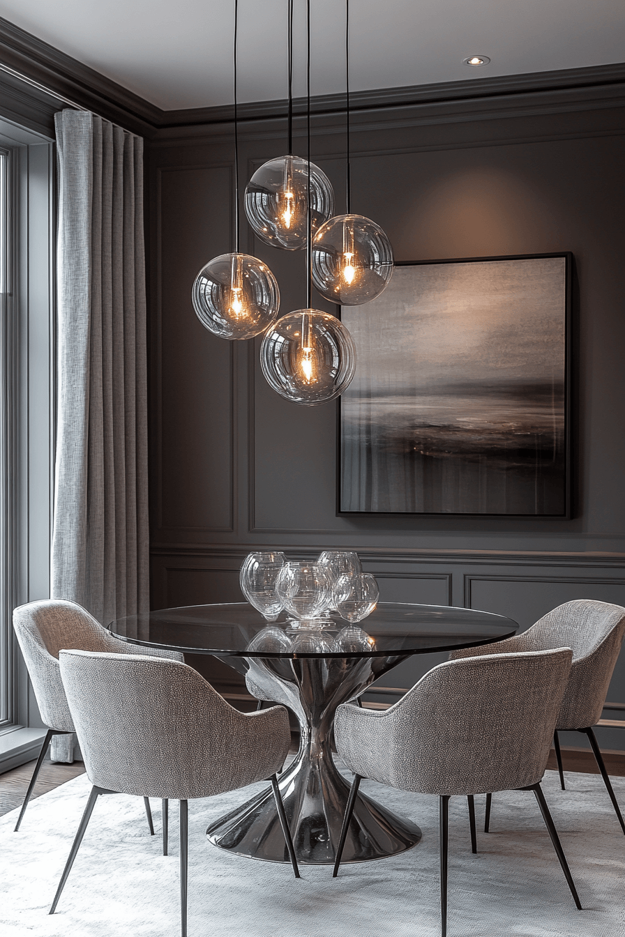 29 Moody Dining Room Ideas to Create a Warm and Stylish Gathering Spot moody dining room