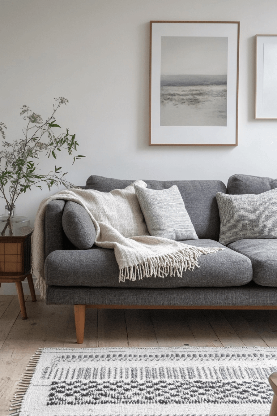 29 Charcoal Sofa Living Room Inspirations for a Bold and Sophisticated Look Charcoal sofa living room