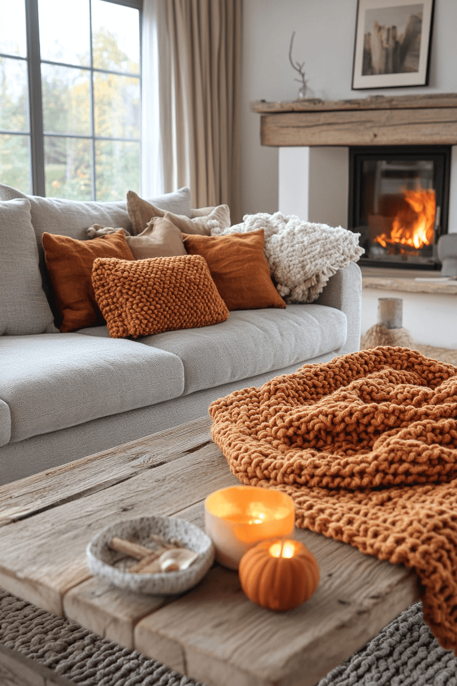 29 Grey and Orange Living Room Designs That Celebrate Contrast and Style Grey and orange living room