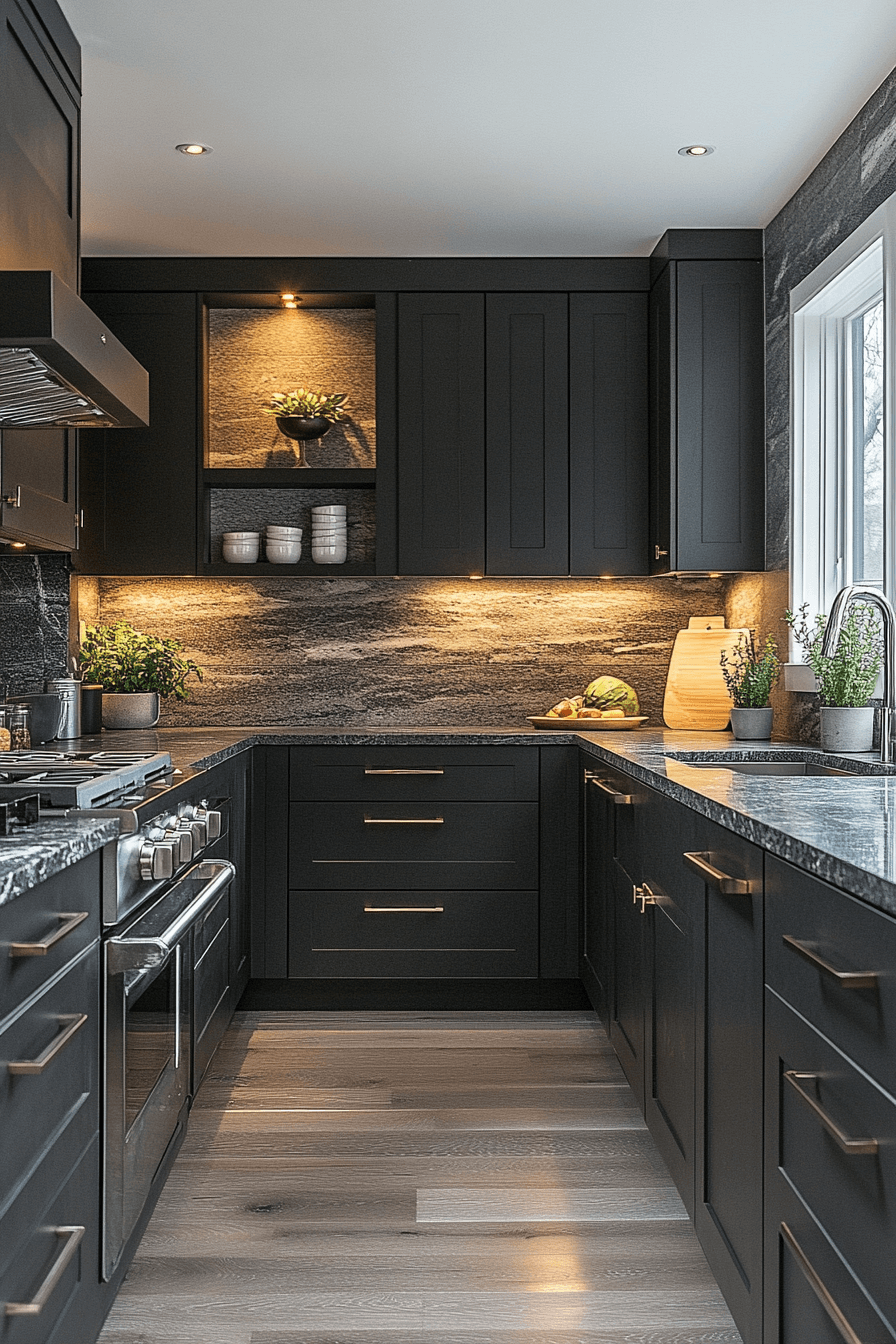 29 Small Moody Kitchen Inspirations That Turn Darkness into Delight small moody kitchen