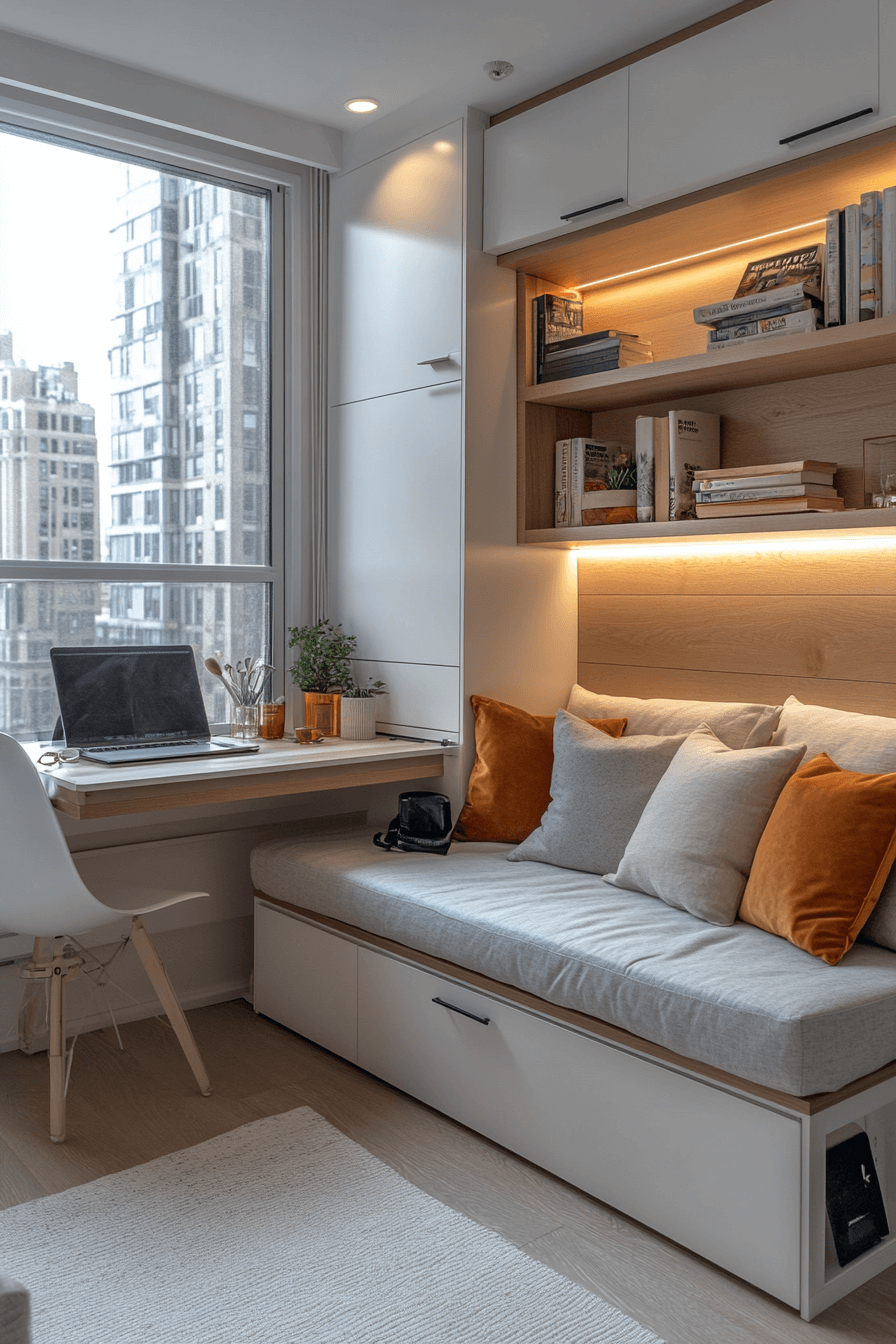 29 Tiny Condo Interior Design Tips to Maximize Function Without Sacrificing Style Tiny condo interior design