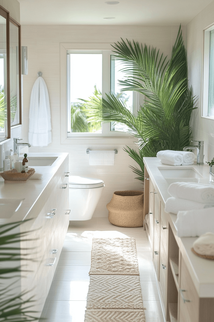 29 Tropical Bathroom Ideas That Turn Everyday Moments Into Escapes tropical bathroom