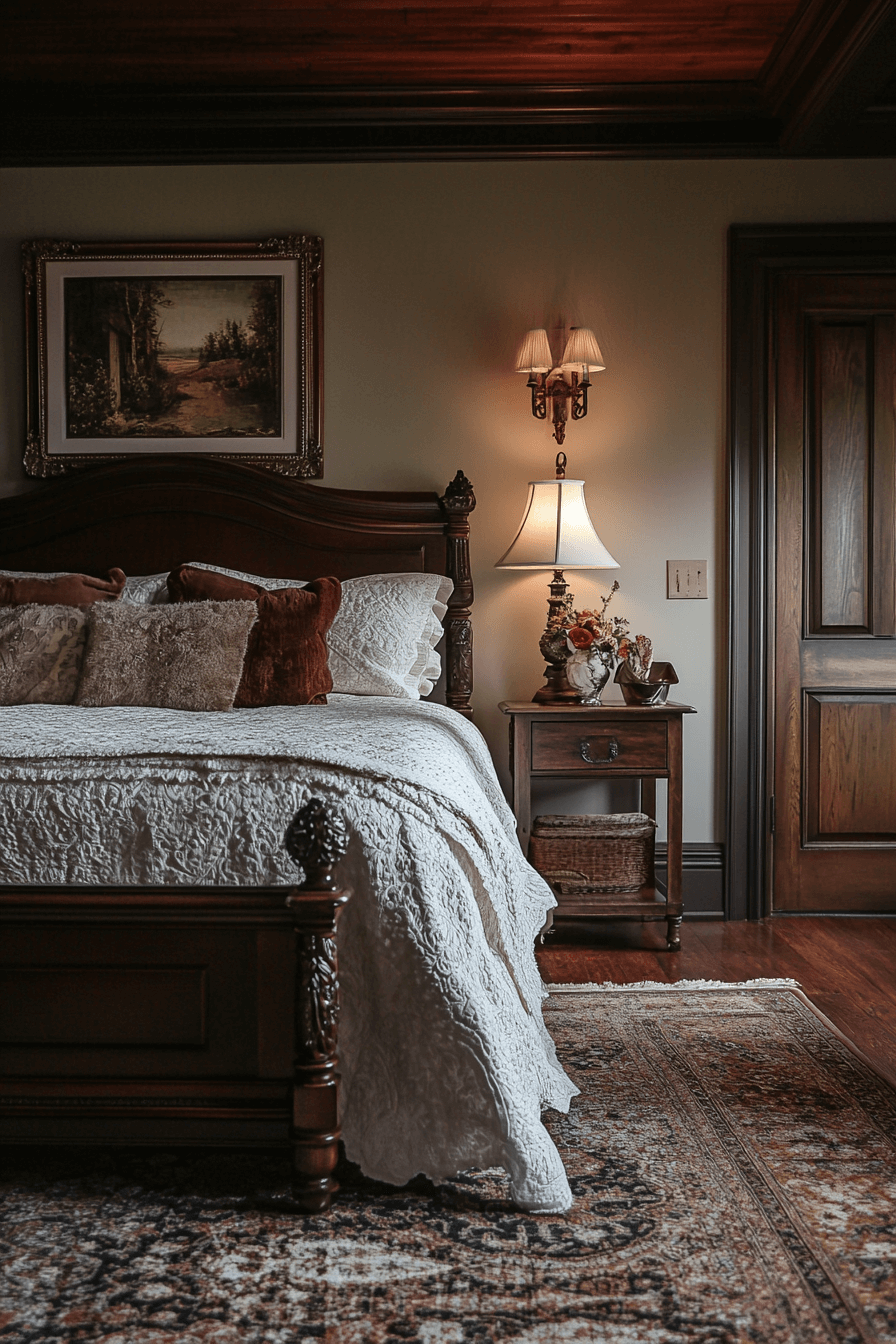 29 Moody Vintage Bedroom Designs That Blend Nostalgia with Style moody vintage bedroom