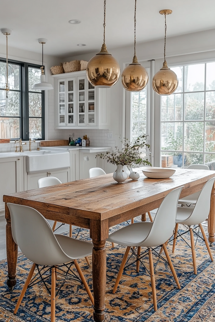 29 Modern Vintage Dining Room Inspirations for a Beautifully Eclectic Vibe modern vintage dining room