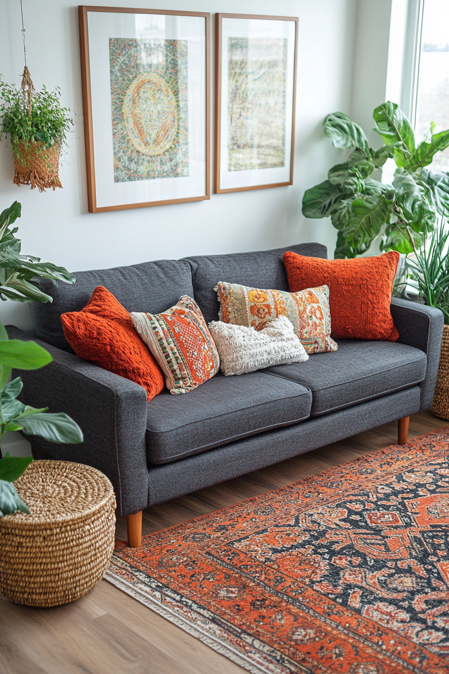 29 Charcoal Sofa Living Room Inspirations for a Bold and Sophisticated Look Charcoal sofa living room