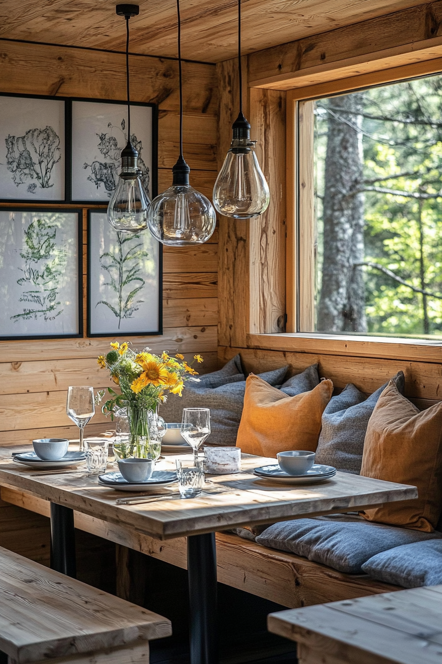 29 Small Cabin Interiors to Bring Nature and Comfort Together small cabin interiors