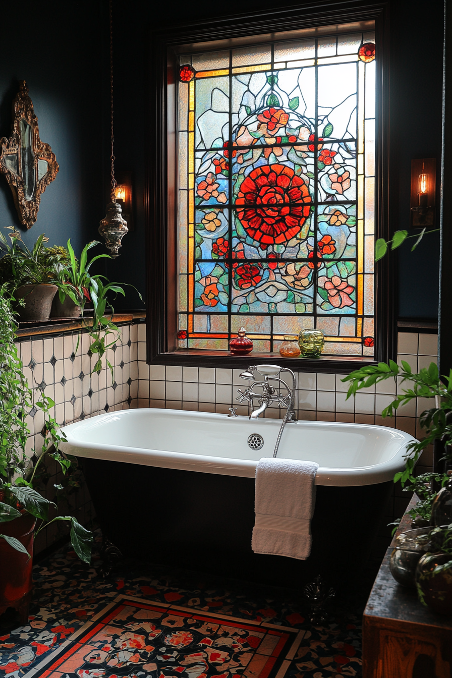 29 Moody Vintage Bathroom Ideas That Bring Classic Beauty to Your Home moody vintage bathroom