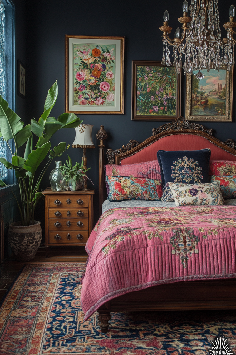 29 Boho Gothic Bedroom Ideas to Mix Vintage Charm with Bold Statement Pieces boho gothic bedroom