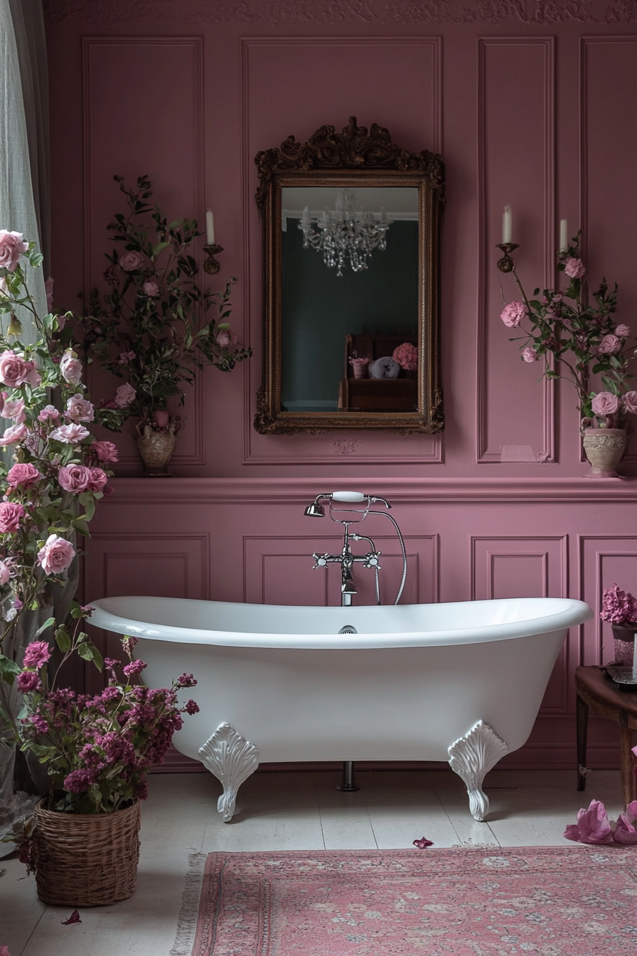 29 Moody Vintage Bathroom Ideas That Bring Classic Beauty to Your Home moody vintage bathroom