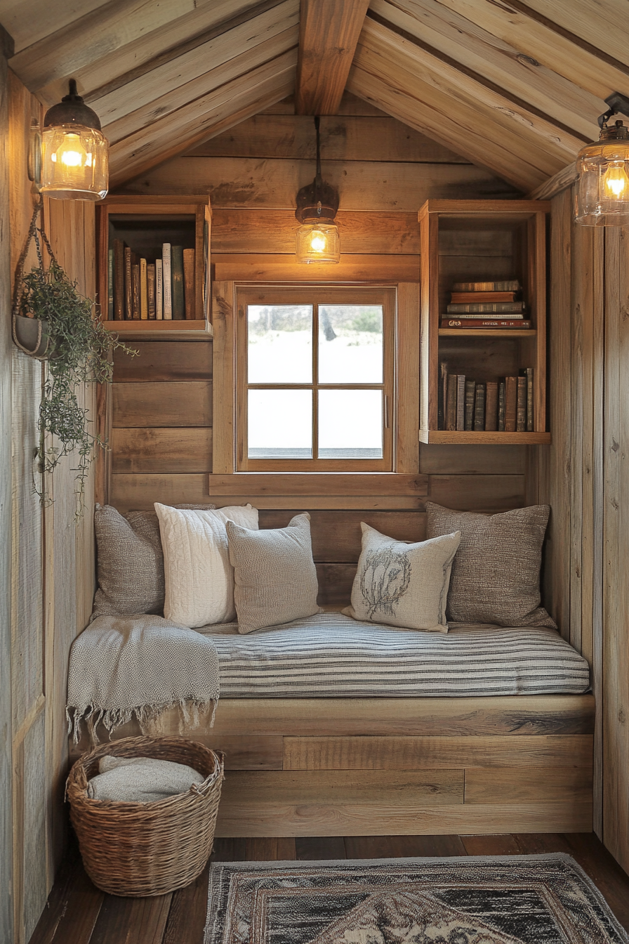 29 Tiny Cabins Interiors to Transform Your Small Space into a Sanctuary Tiny Cabins Interiors